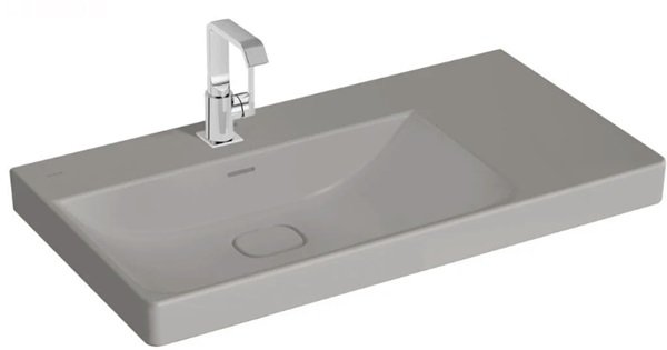 Vitra 7528B076-0001 Metropole Asma Lavabo,90cm,Mat Taş Gri.